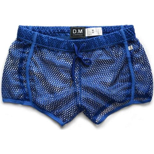 Mens Mesh Swimwear Transparent Swimming Shorts Hot Sexy Swimming Trunks Beach Swimsuit Man Bathing Suit Briefs Boxer bain homme