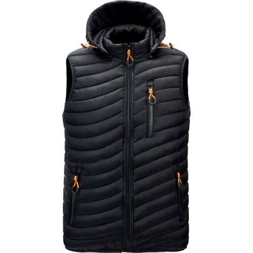 Patchwork Sleeveless Jacket Fashion Black Blue Vests For 2021 Mens Waistcoat Casual Spring Autumn Outdoors