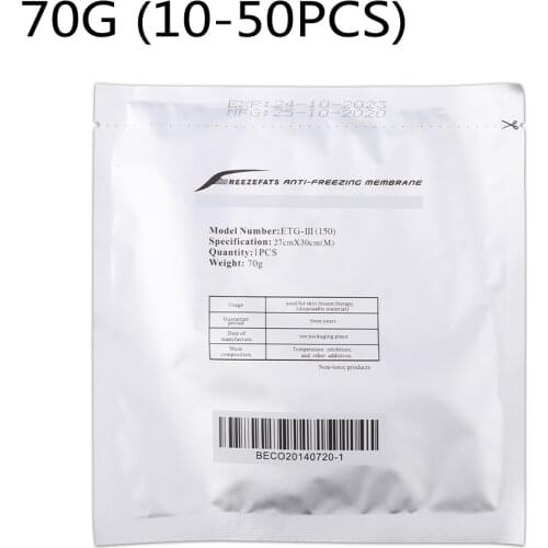 10-50PCS Anti Freezing Membrane for Cryolipolysis Fat Freezing Machine Weight Loss Body Slimming Anti Cellulite Wholesale