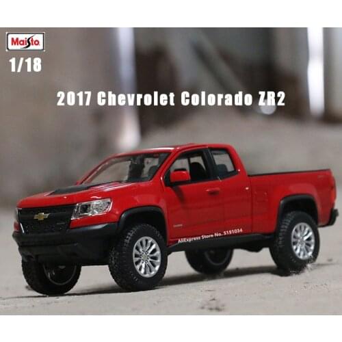 Maisto 1:27 2017 Chevrolet Colorado Pickup car model simulation car Classic decoration collection gift toy birthday present