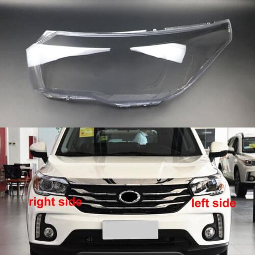 For Trumpchi GS4 2015 2016 2017 Headlight Cover Shade Headlamp Shell Lampshade Lens Plexiglass Replace Original Lampshade