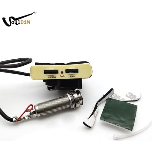 New Ukulele Soundhole Pickup for Hawaii Guitar Ukulele with Free Hole LR Guitar Accessories Parts