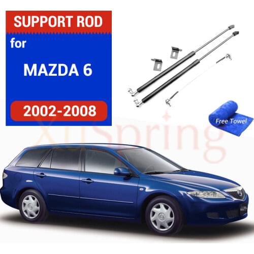 Car Engine Spring Shock Strut Bars Hydraulic Rod Gas Shock Damper for Mazda6 Mazda 6 2002 2003 2004 2005 2006 2007 2008
