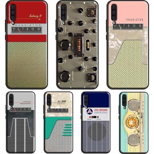 RETRO VINTAGE RADIO Case For Samsung A52 A12 A32 A72 A21S A20e A21S A31 A51 A71 A10 A02S A50 A70 Back Cover