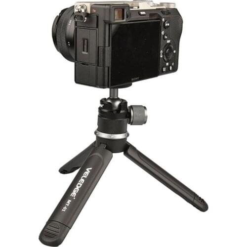 MT-01 Mini Tripod Stand Webcam Vlogging Live Load Capacity Streaming Control Lightweight Tripod for Phone Camera