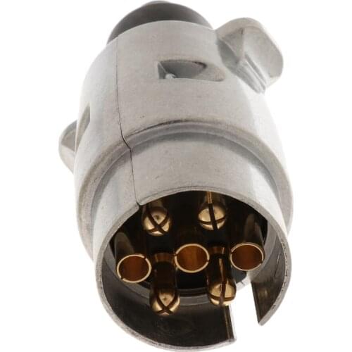 7 Pin 12N Trailer Plug Socket Set Caravan Boat Truck Light Plug Socket