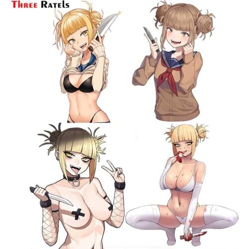 Three Ratels F505 Cool Toga Himiko Boku No Hero Academia Style Sticker For Laptop Guitar Luggage Skateboard Vehicle Decal