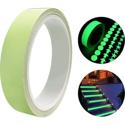 3M/1M Luminous Tape Fluorescent Night Self-adhesive Glow In The Dark Sticker Tape Safety Security Home Decoration Warning Tape