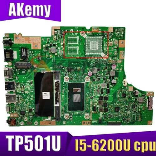 TP501U for ASUS TP501UB TP501UQK TP501UAM TP501UQ TP501UJ laptop motherboard TP501UA mainboard test OK I5-6200U cpu 4GB-RAM