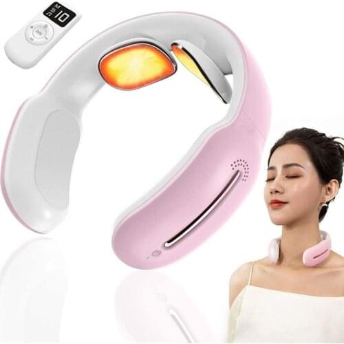 Smart Electric Neck And Shoulder Massager Portable Pain Relief Tool Health Care Relaxation Cervical Physiotherapy Health Care