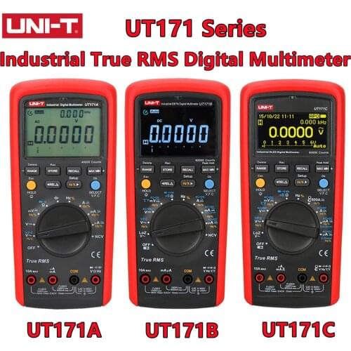 UNI-T UT171A/UT171B/UT171C Industrial True RMS Digital Multimeter VFC Low-Pass Filtering USB/Bluetooth Communication