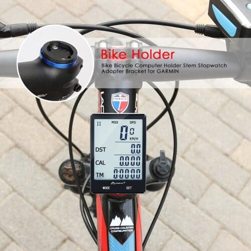 Bike Computer Stem Top Cap Mount Bracket Stopwatch Fixed Holder For Garmin Bryton Wahoo MTB Road Bicycle Speedometer Base