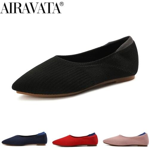 Newbeads Womens Slip On Dance Yoga Fitness Shoes Pointed Shoes Old Beijing Casual Outdoor Flat Bottom Mesh Shoes for Women