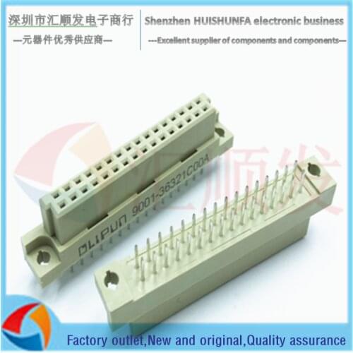 10PCS! European socket 232 straight pin female seat 2*16P 32P 9001-36321C00A 2.54MM connector