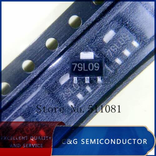 20pcs 79L09 9V SOT89 SMD voltage regulator