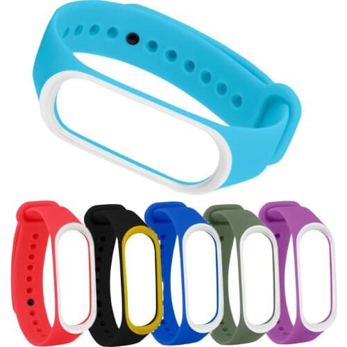 Bracelet For Amazfit Band 5 Xiaomi mi band 5 strap Miband 6 NFC replace Silicone strap mi band 5 bracelet Accessories