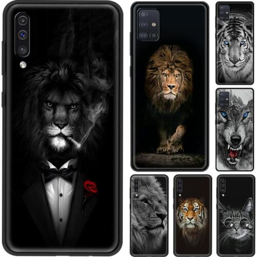 Case For Samsung A91 A72 A71 A52 A51 A42 A41 A32 A31 A21 EU A21s A12 A11 A02s A02 A01 Cover Fundas Shell Wolf Lion Animal