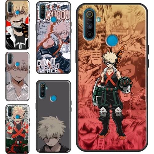 Katsuki Bakugou Cover For OnePlus 9R 8T Nord 7 8 9 Pro Case For Realme 8 Pro 6 7 Q3 C3 C11 C21 C15 GT Neo