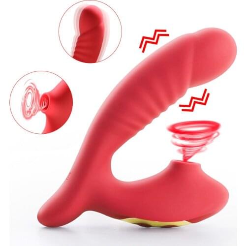 Dildo Vibrator For Women Clitoris Sucker Stimulator Vagina Sucking Female Womans Vibrators Sex Toys For Adult Couple Masturba