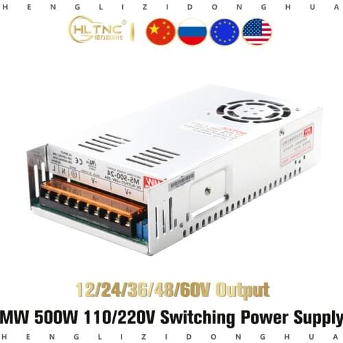 MW 500W switch power supply 24 v 20a 12v 24v 48v 60V high-power AC-DC for cnc motor