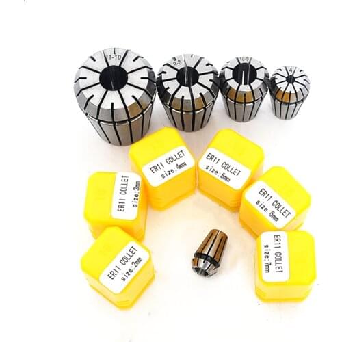ER8 ER11 ER16 Spring Collet Set For CNC Engraving Machine Milling Lathe New