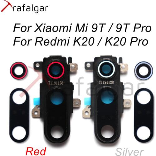 For Xiaomi Mi 9T Redmi K20 Pro Back Camera Lens Glass Frame Holder Bezel Replacement For Xiaomi Mi 9T Rear Camera Lens Glass