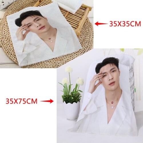 Custom Lay 35x75cm Face Towels Facecloth Microfiber Washcloth Quick drying Sports Towel