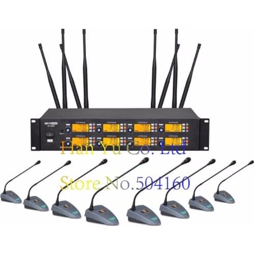 Professional 8 microphone KTV room bar wireless microphone headband Microphone Stage Teaching microphone