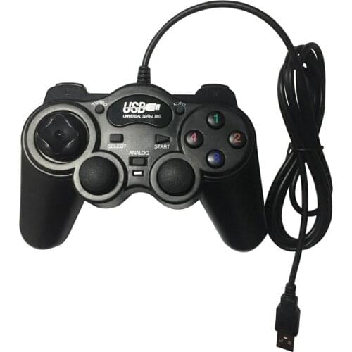 Xunbeifang Wired USB 2.0 Black Joystick Gamepad Game Controller For PC Laptop Computer For Win7/8/10 XP/For Vista
