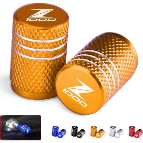 Motorcycle Wheel Tyre Tire Air Aluminum Alloy Valve Caps Stem Cover With Logo For Kawasaki Z1000 2015 2016 2017 2018 2019 2020