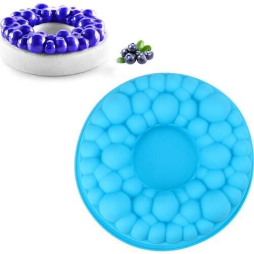 Silicone Cake Decorating Tools Baking Tool DIY For Baking Mousse Chocolate Sponge Round Cherry Bubble Cake Mold