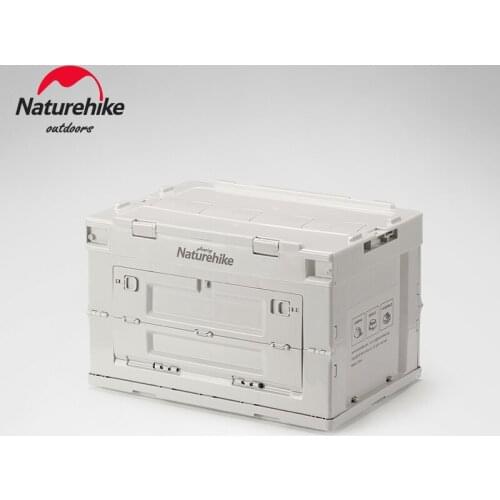 Naturehike Outdoor 50L PP Folding Storage Box Portable High Capacity Camping Travel Food Sundries Trunk Container Desktop