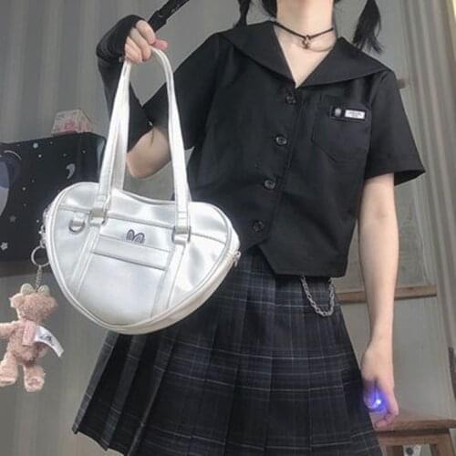 Japanese college style sweet student lolita handbag JK uniform cosplay anime shoulder bag kawaii girl gothic lolita bag loli