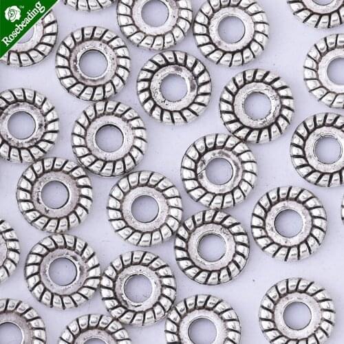 Lots of 50pcs 10mm vintage beads cap,filigree beads cap,end cap,flower spacer metal beads