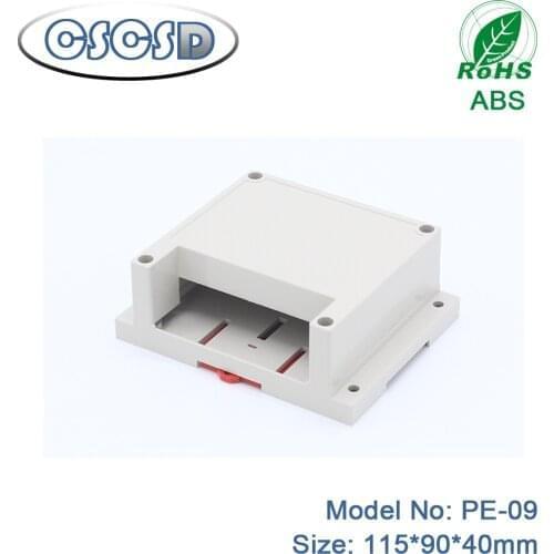 1pcs/lot 115*90*40mm power supply plastic enclosure din rail connector enclosure din rail enclosure box