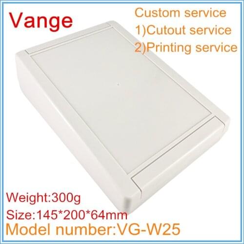 1pcs/lot wall-mounted mold made shell 145*200*64mm ABS box plastic instrument housing diy for communicated PCB design
