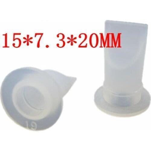 15*9.5*20mm inner size 7.3mm Mini duck nozzle check valve Silicone environmental check valve duckbill valve for printing press