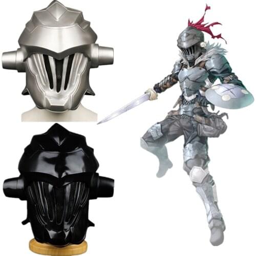 2 Colors Goblin Slayer Cosplay Adult Soft PVC Radiation Mask Power Armour Helmet Masks Halloween Party Carnival Costume Prop