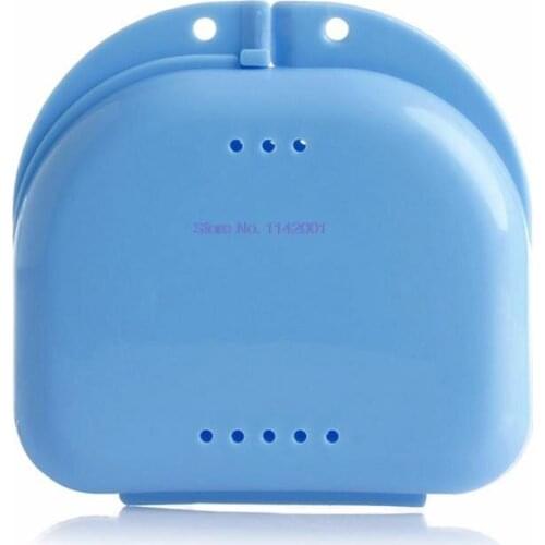 200pcs Denture Bath Storage Box Case Dental False Teeth Appliance Container Storage Boxes Dentures Cleaner Levert teeth box