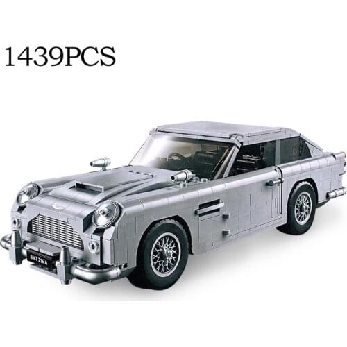 2021 Aston Classic Car Building Blocks Technology Aston 007 Sports Car Childrens Toy Christmas Gift
