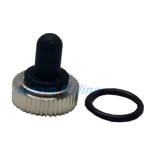 5pcs 6mm Toggle Switch Waterproof Cap Dust Cap T80-T Mini Toggles Cap Waterproof Glue Cap Metal Edge