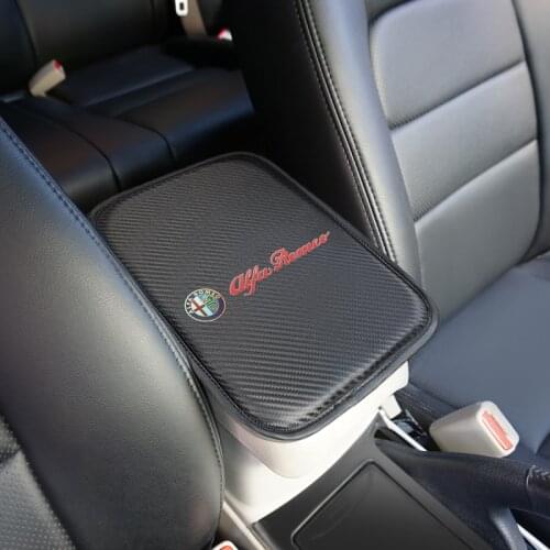 Car Central Armrest Box Pad Cover Cushion Armrest Seat Protective Protection Cushion for alfa romeo 159 147 156 giulietta 147