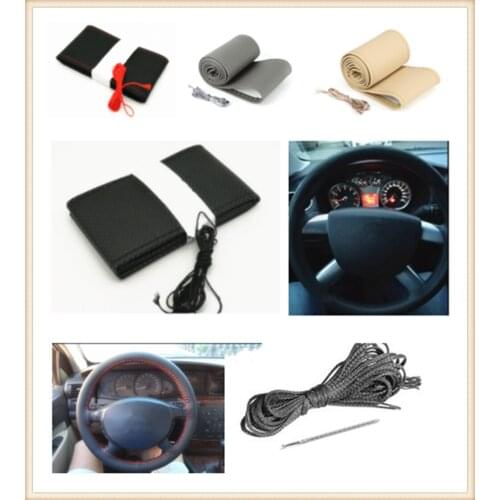 Auto parts soft fiber leather braided steering wheel cover for Infiniti EX35 G35 EX Q45 M45 M35x M35 FX45 Kuraza
