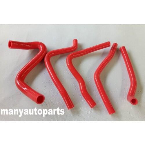 For KAWASAKI kx250 kx 250 1990-1993 silicone radiator hose 90 91 92 93 red