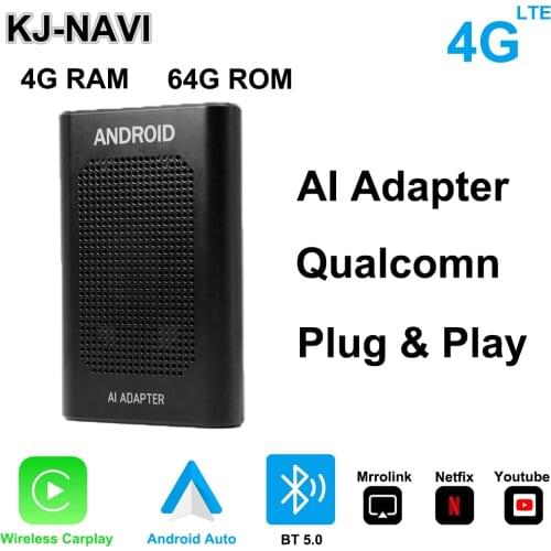 4+64G Carplay ApplePie Android 9 Box For Apple Carplay Ai Box Universal QM8888 Android Auto Box For Nissan Benz Hyundai Audi Kia