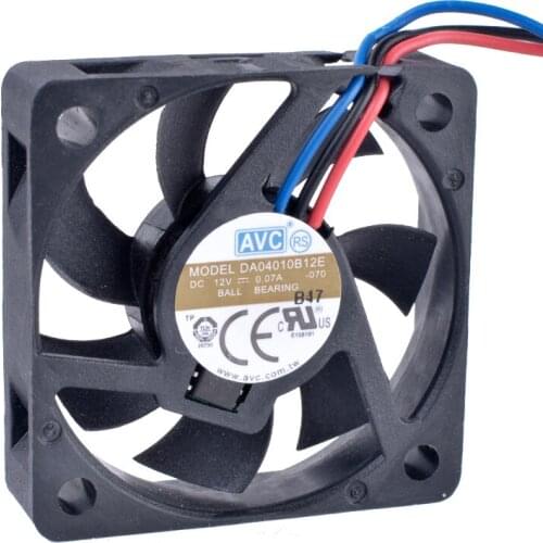 COOLING REVOLUTION DA04010B12E 4cm 40mm fan 40x40x10mm 12V 0.07A Double Ball Bearing North and South Bridge Silent Cooling Fan