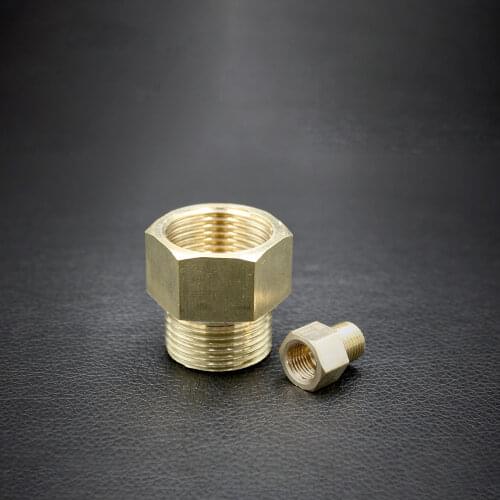 1/8" 1/4" 3/8" 1/2" 3/4" NPT Redcuing Bushing Brass Pipe Fitting Water Gas Oil 150 PSI For Pressure Gauge