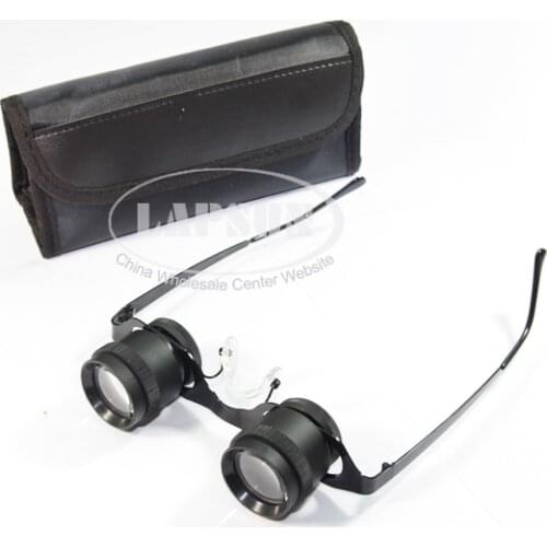 2.8X 28 Zoom Anti-Ultraviolet Concert Fishing Telescope Glasses Binocular Magnifier with Leather Bag