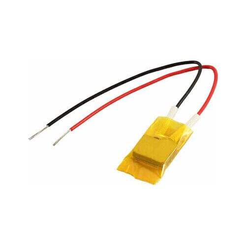 Mini PTC Heater Thermostat Heating Plate Constant Temperature 12V 230 Celsius 12 x 8 x 3mm 230 Celsius 12V