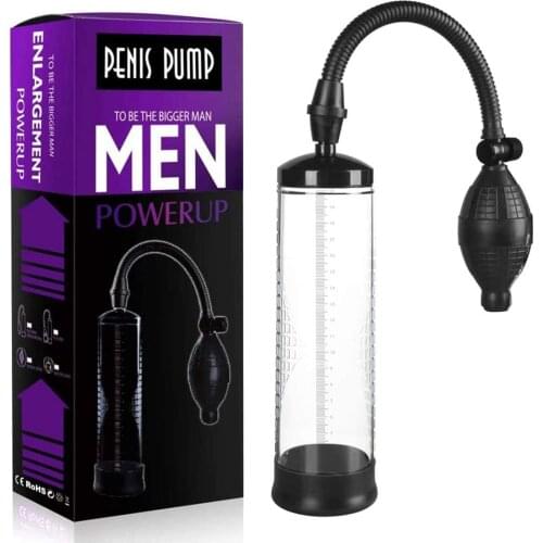 Effective Penis Pump Enlargement Vacuum Dick Extender Men Sex Toy Increase Length Enlarger Male Train Erotic Adult Sexy Product